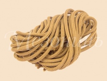 Качественная картинка Ретро шнур Мезонин из п/э нити для фиксации проводов на изоляторах, пес. золото