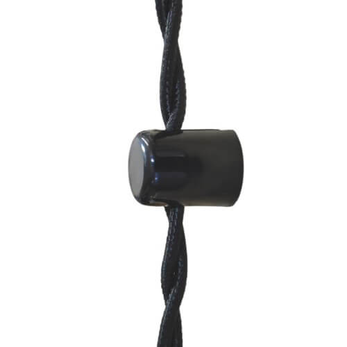 Качественная картинка Изолятор Interior Electric для круглого/витого провода (монтажная колодка) №1, пластик, черный