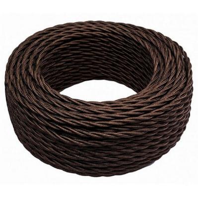 Ретро провод витой Bironi коричневый глянец Ретро провод витой Bironi коричневый глянец