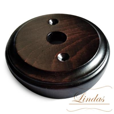 Ретро рамка на бревно 200-240 мм Lindas под распределительную коробку, Венге