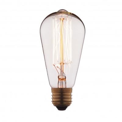 Лампочка Эдисона Лофт IT ST57, E27, 60W, прозрачная
