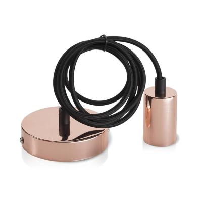 Подвес потолочный Sun Lumen, E27, длина 60, розовое золото (арт. 058-094)