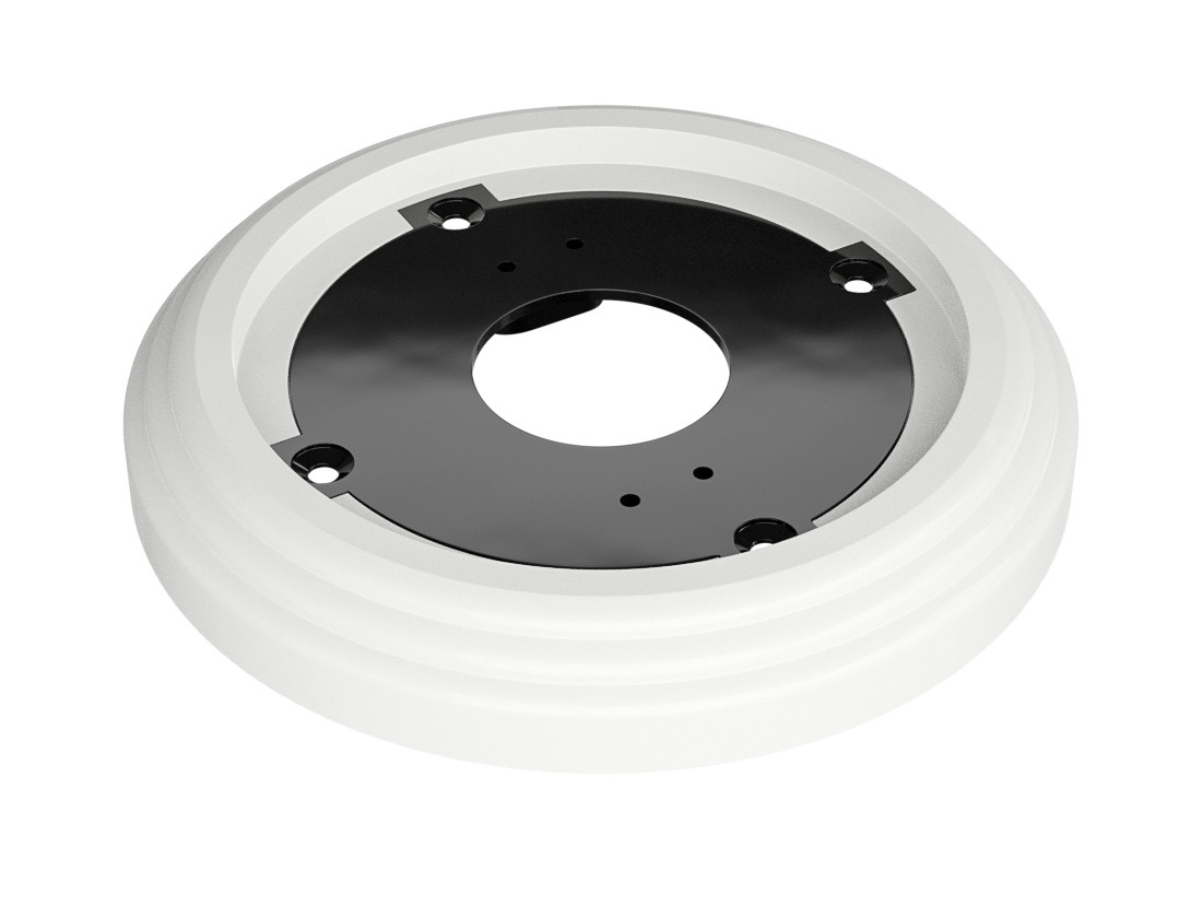 Ретро рамка Аврора, дерево, круглая, цвет белый