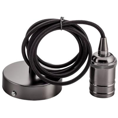 Подвес потолочный Sun Lumen, E27, длина 70, черный (арт. 056-670)