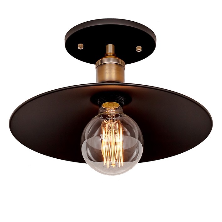 Качественная картинка LOFT IT Потолочные светильники  1x60W Цоколь E27 D 300 H 300 Металлическая арматура, цвет - черный м