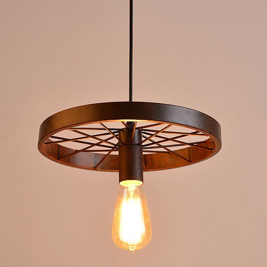 Качественная картинка LOFT IT Подвесные светильники  1x60W Цоколь E27 D 300 H 1000 Металлическая арматура, цвет - состарен