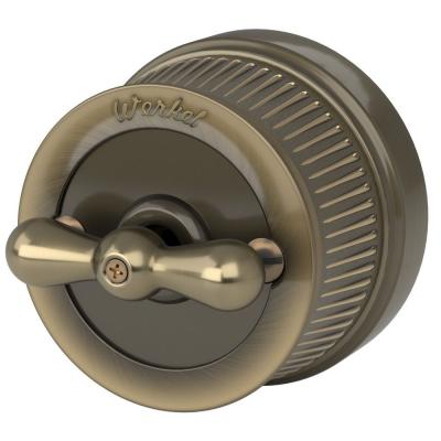 Ретро выключатель Werkel, металл, бронза