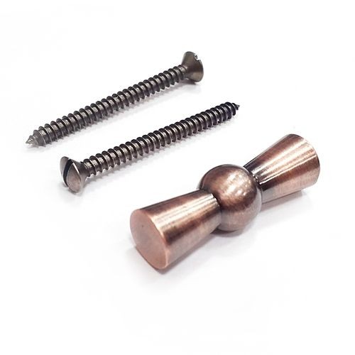 Качественная картинка Комплект с ручкой для выключателя Lindas, медь