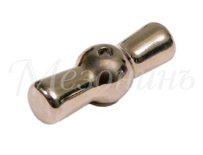 Ретро ручка для поворотного выключателя Мезонин, фарфор, платина