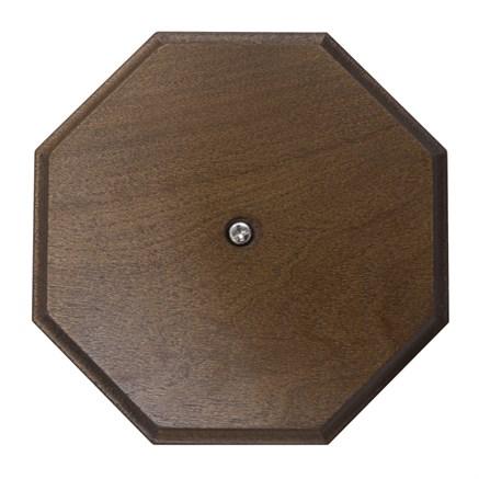 Качественная картинка Ретро коробка распределительная Salvador, пластик, фигурная рамка дуб коричневый, D100, белая