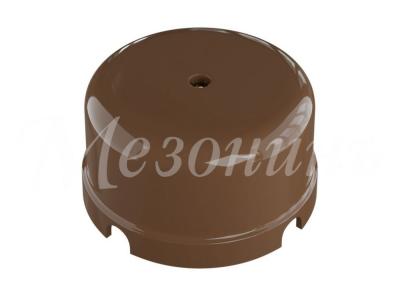 Ретро коробка распределительная Мезонин, коллекция Усадьба, D80, пластик, какао