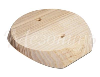 Ретро накладка на бревно Мезонин, Круг, 1 место, под изоляторы, карнизы, рейлинги, светильники, бра