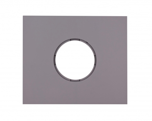 Ретро рамка Bironi, коллекция Шедель Бриз, пластик, скрытый монтаж, титан матовый