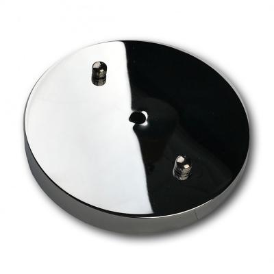 Потолочная база Sun Lumen, диаметр 100 мм, высота 25 мм, цвет черный (арт. 058-728)