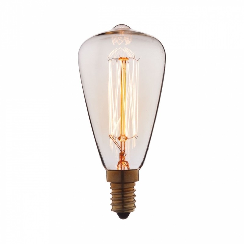 Качественная картинка Лампочка Эдисона Лофт IT ST48, E14, 40W, прозрачная