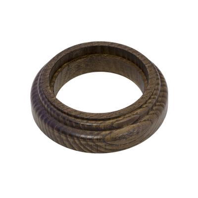 Ретро рамка на бревно Salvador, дерево, наружний монтаж, восьмерка, вишня (только под заказ)