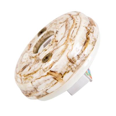 Ретро розетка компьютерная Мезонин, Царское село, фарфор, без подъем.рамки, дворцовый мрамор Ретро розетка компьютерная Мезонин, Царское село, фарфор, без подъем.рамки, дворцовый мрамор