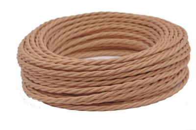 Ретро провод витой Interior wire какао