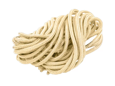 Ретро шнур Мезонин из п/э нити для фиксации проводов на изоляторах, слоновая кость