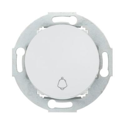 Выключатель-кнопка LKstudio клавишный, серия Vintage, внутренний монтаж, пластик, белый