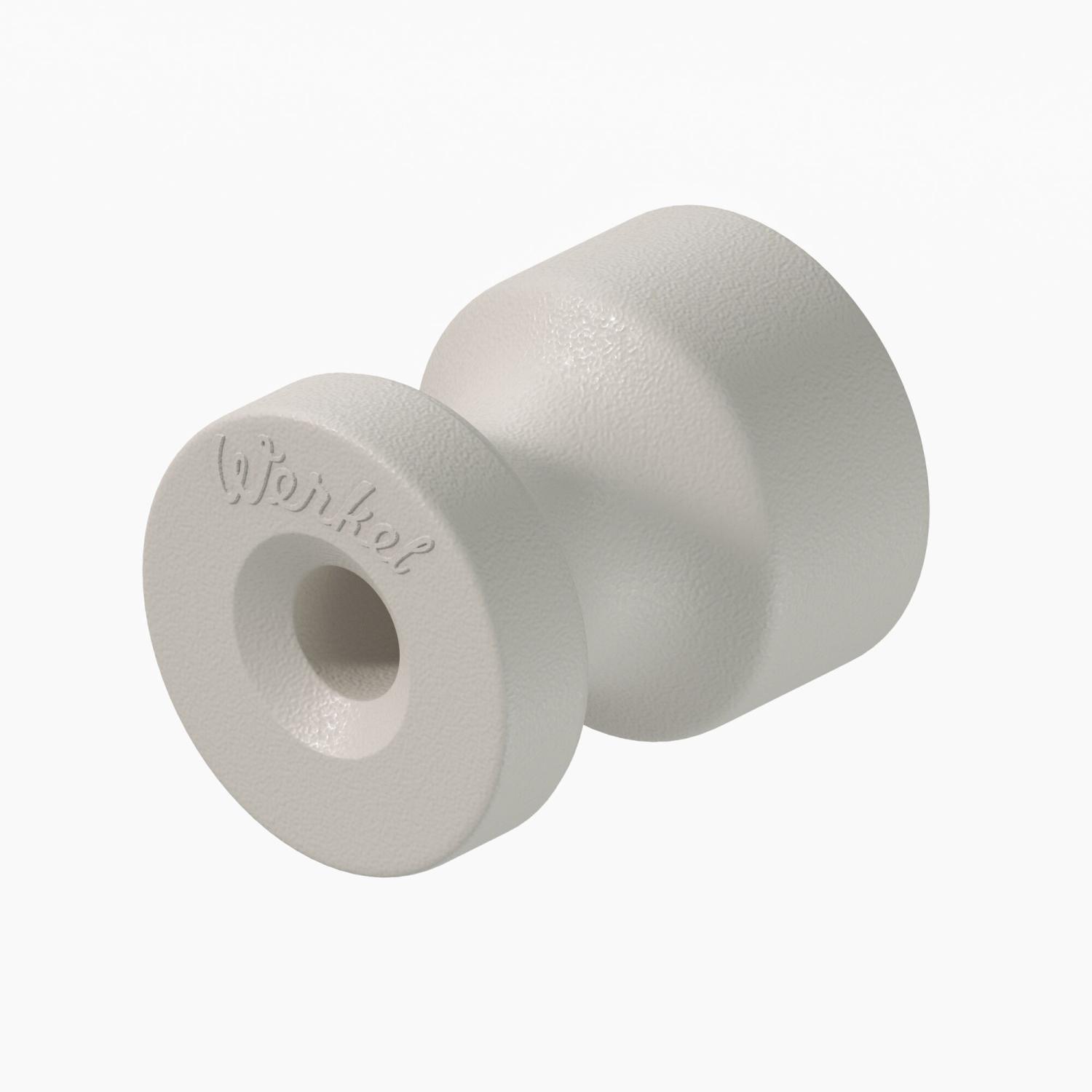 Качественная картинка Комплект изоляторов Werkel пластик 100 шт., слоновая кость матовый Vintage