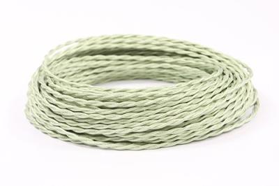 Ретро провод витой Interior wire фисташковый шелк Ретро провод витой Interior wire фисташковый шелк