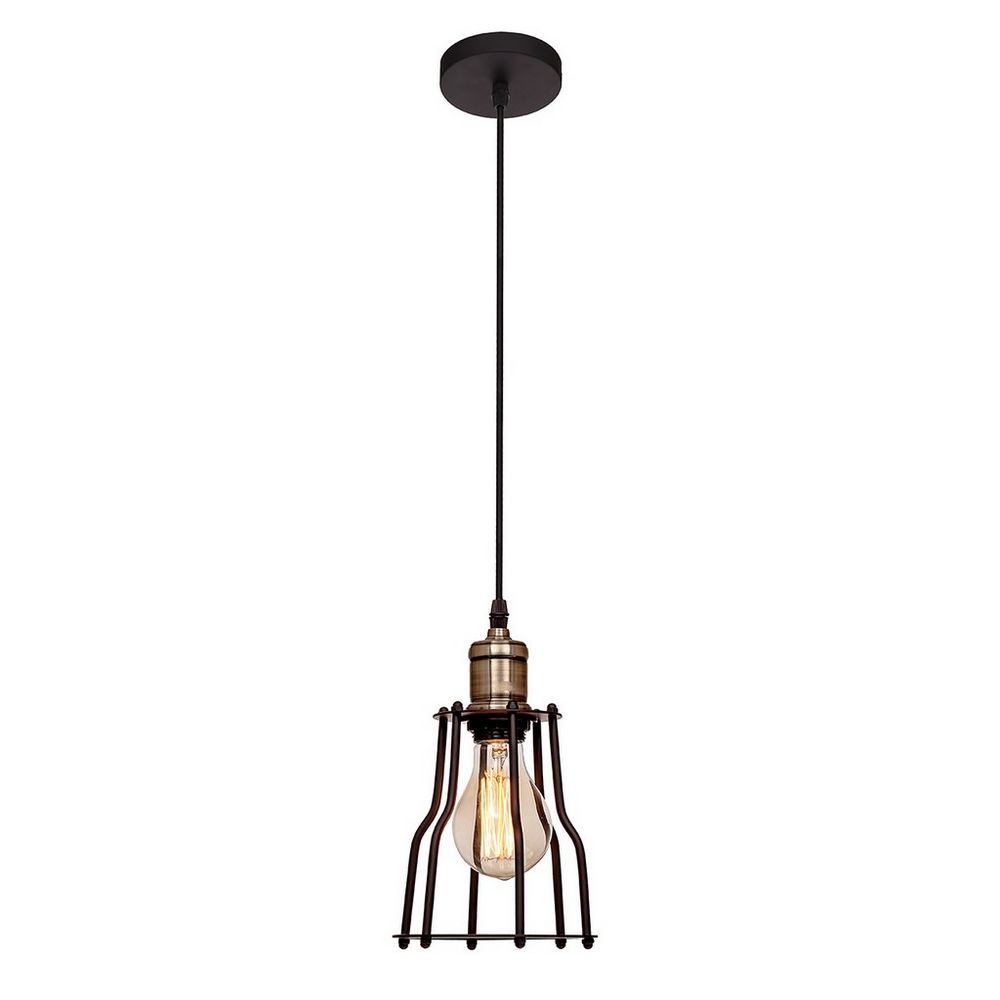 Качественная картинка LOFT IT Подвесные светильники  1x60W Цоколь E27 D 150 H 240-1000 Металлическая арматура, плафон - че