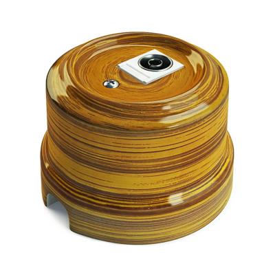 Ретро розетка ТВ Lindas керамика бамбук