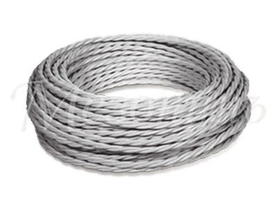 Ретро провод витой Мезонин, титан Ретро провод витой Мезонин, титан