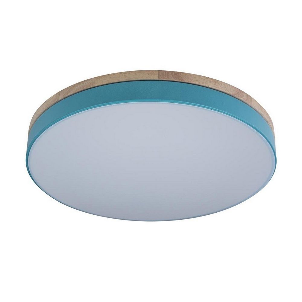 Качественная картинка LOFT IT Потолочный светильники 36 Вт D500*70мм голубой пластиковый (арт. 10001/36 Blue)