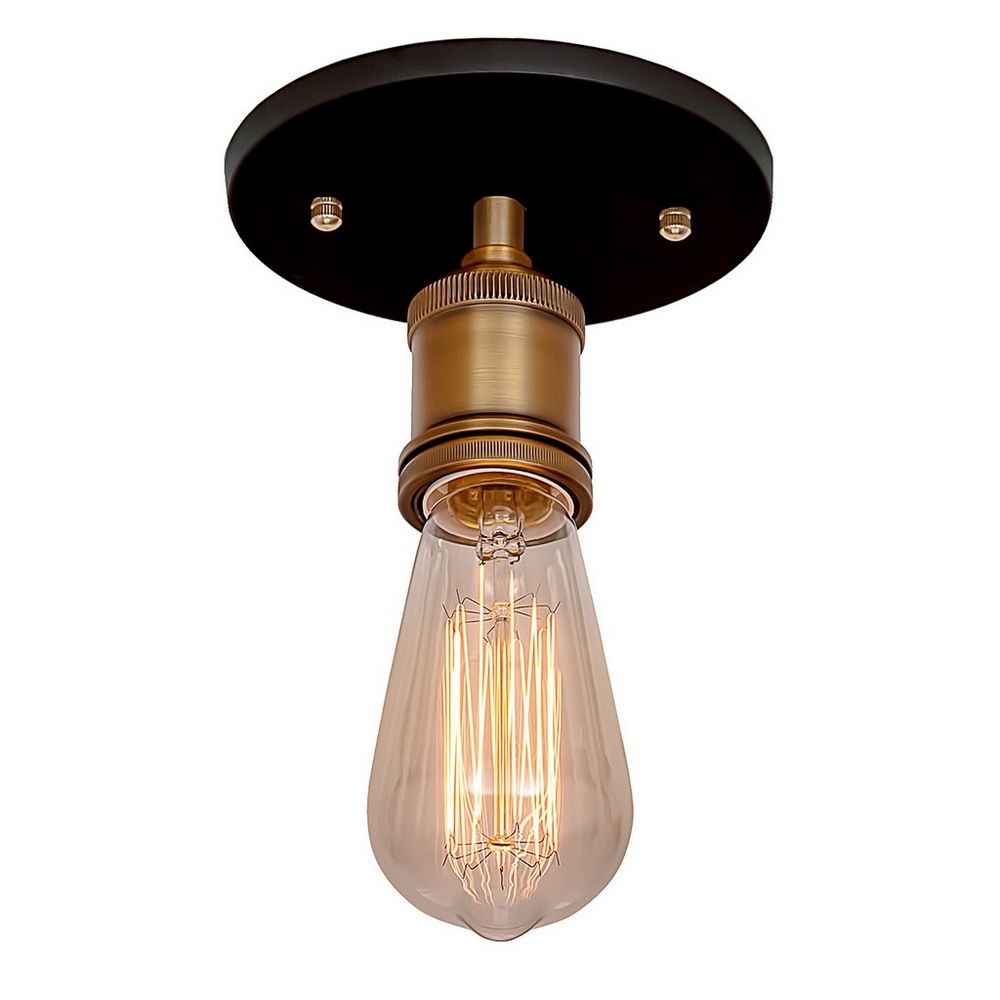 Качественная картинка LOFT IT Потолочные светильники  1x60W Цоколь E27 D 100 H 300 Металлическая арматура, цвет - черный м