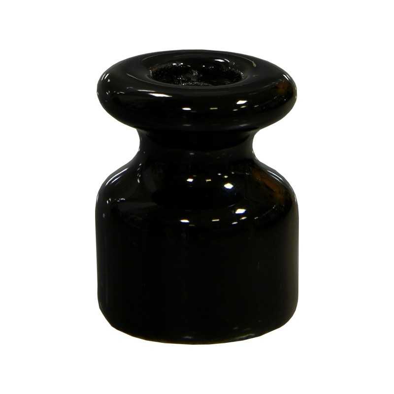 Качественная картинка Изолятор Villaris, размер D19 х H24 мм, керамика, черный