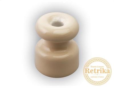 Изолятор Retrika, керамика, слоновая кость