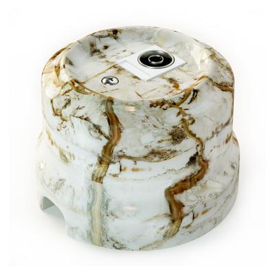 Ретро розетка ТВ Lindas керамика мрамор Ретро розетка ТВ Lindas керамика мрамор