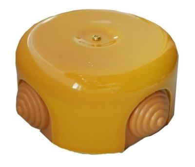 Ретро коробка распределительная  Retrika, керамика, золото, D 90