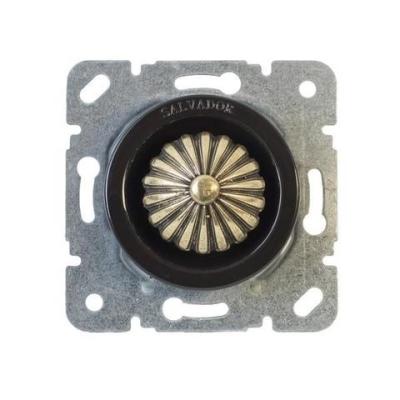 Изображение Ретро выключатель Salvador, диммер, внутренний монтаж, коричневый