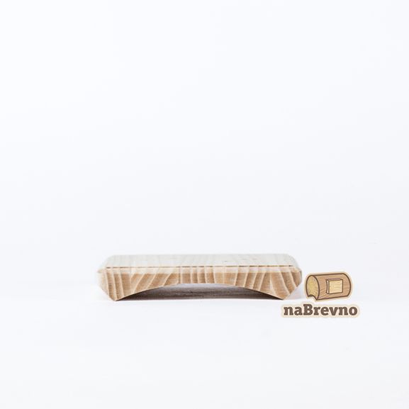 Качественная картинка Ретро накладка на бревно naBrevno, серия Квадрат, 100*100 мм, квадрат, ясень