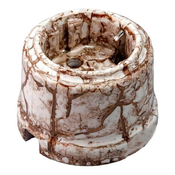 Качественная картинка Ретро розетка электрическая Retrika керамика мрамор