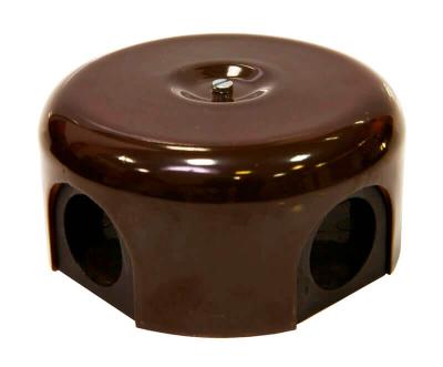 Ретро распределительная коробка Lindas, керамика, светло коричневый