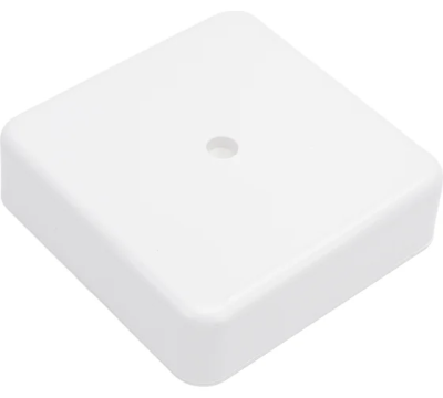 Коробка распределительная Greenel для наружного монтажа, IP40, 75х75х20мм, белый