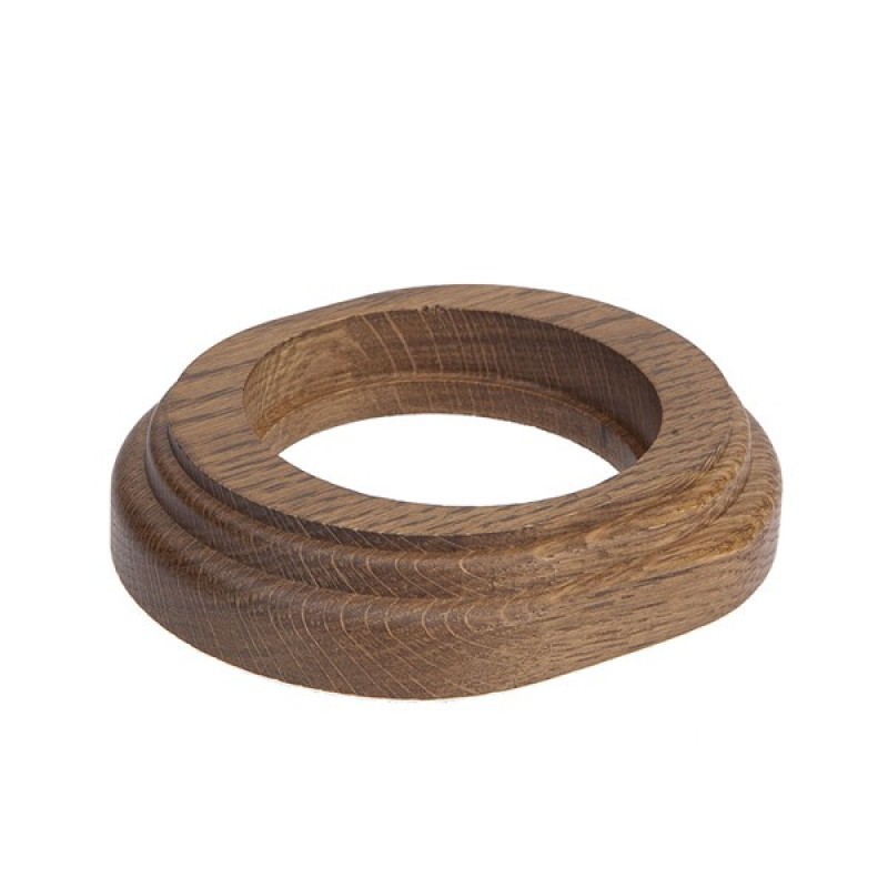 Ретро рамка Salvador, дерево, овальная, наружный монтаж, дуб зеленый