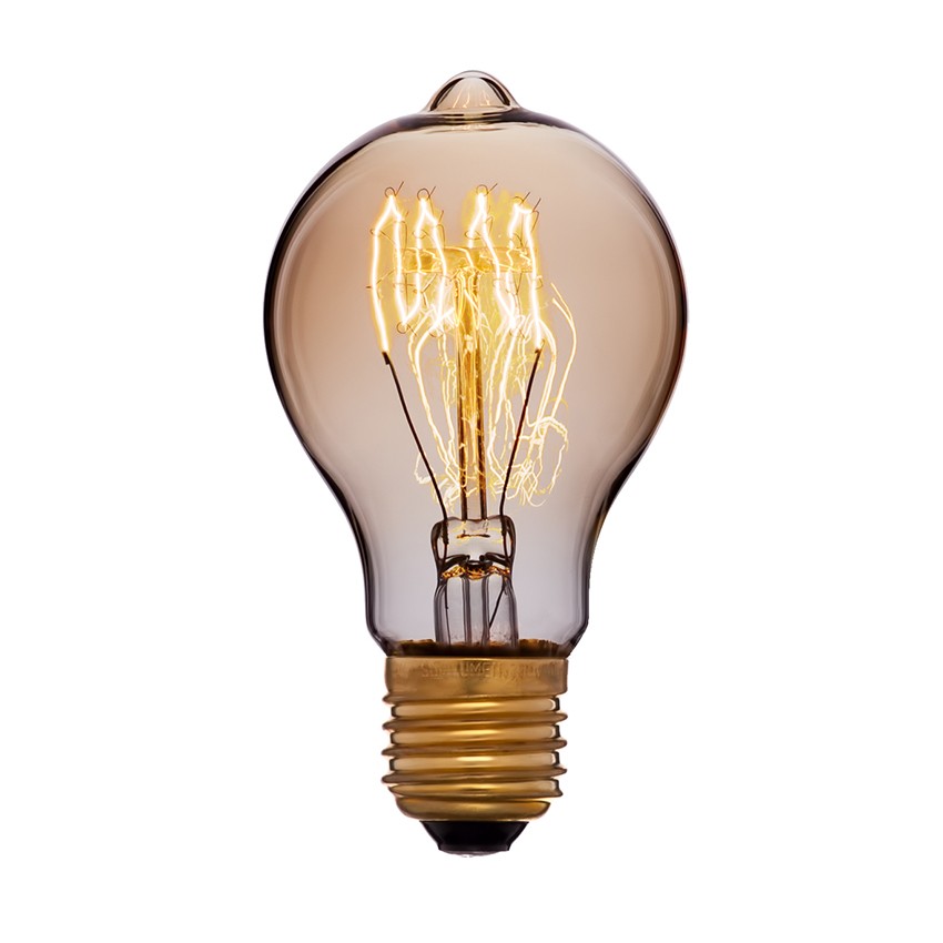 Качественная картинка Лампочка Sun Lumen A60, E27, 40W, золотая (арт. 051-866)