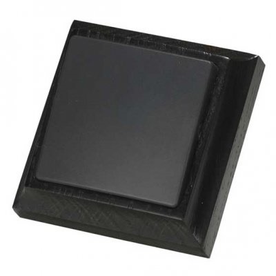 Ретро рамка Villaris, серия Plump, дерево, квадратная, наружный монтаж, венге