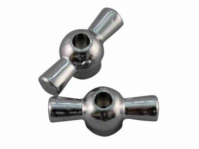 Ручка выключателя поворотного, серебро