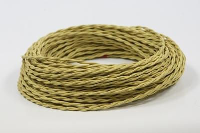 Ретро провод витой Interior wire золотой шелк