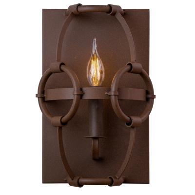 LOFT134 Бра  1x60 Вт Цоколь E14 H 330 W 200 Выступ 150 Металлическая арматура цвета красной бронзы