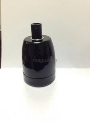 Патрон E27 Interior Electric, керамика, черный