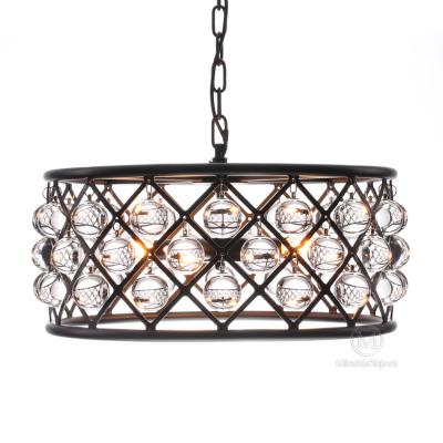 Дизайнерский светильник Sun Lumen, металл Т3,0 мм, черная краска, Е14 /4 шт, держатель никель хром