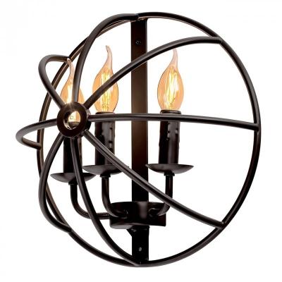 LOFT IT Бра  3x40W Цоколь E14 D 330 Выступ 150 Металлическая арматура, цвет покрытия - темно-коричне