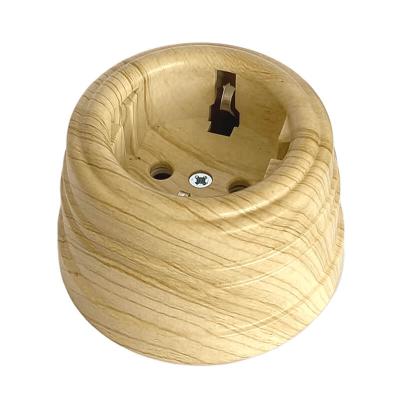 Ретро розетка электрическая Мезонин, коллекция Усадьба, пластик, сосна Ретро розетка электрическая Мезонин, коллекция Усадьба, пластик, сосна